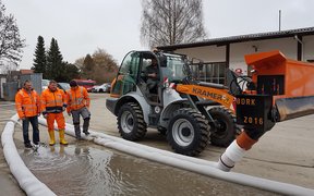 Optimas schützt schnell bei Hochwasser