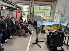 Mobiles Blaulicht-Fahrsicherheitstraining: Simulationswerk Deutschland auf der FLORIAN 2026