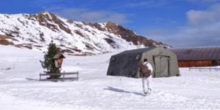 LANCO testet aufblasbares Zelt in den österreichischen Alpen  LANCO testet aufblasbares Zelt in den österreichischen Alpen